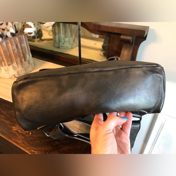 Bed Stu Howie Leather Backpack Black Grey Rustic Rustic Retail $365 - Picture 9 of 14